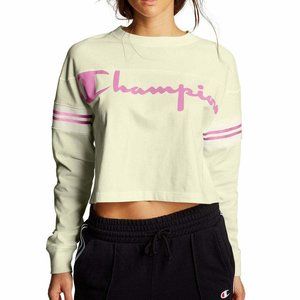 Champion Exaggerated Long Sleeve Script Logo